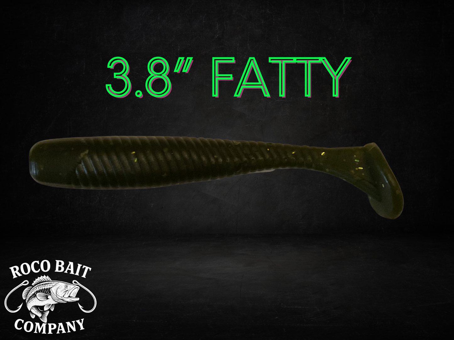3.8” Swamp Donkey Fatty Paddletail